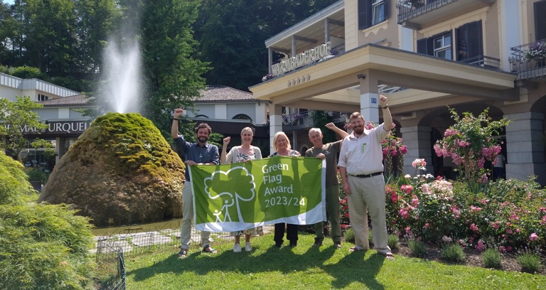 Kurpark, Warmbad celebrates first ever Green Flag Award in Austria