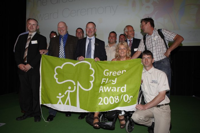 Green Flag Award ceremony in Almelo, 2008